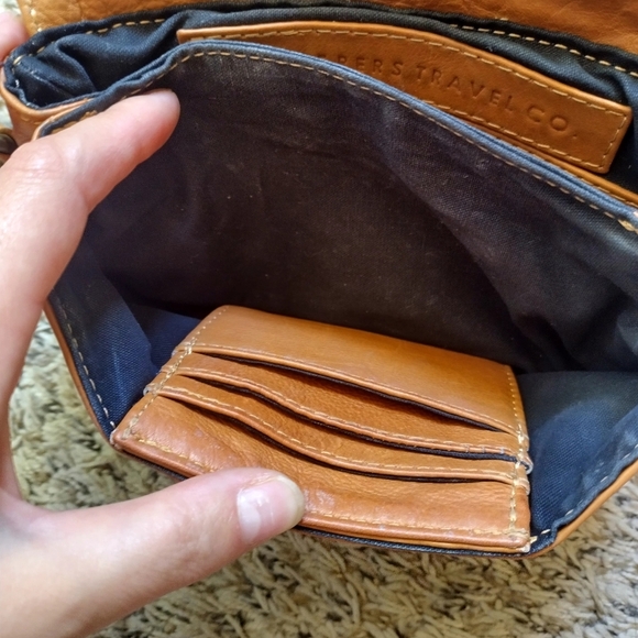 Wanderers Travel Co. The Siena clutch In Tan - Picture 6 of 6